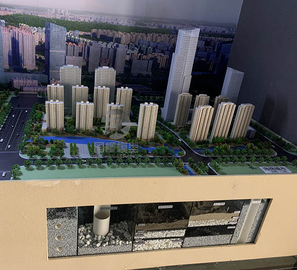 民乐县建筑模型